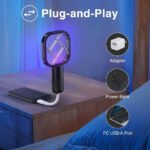 USB Rechargeable Mosquito Killer Racket | Portable Mosquito Repellent Racket With UV Light For Home Office Use - Image 4