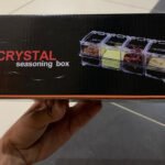 Crystal Seasoning Box With 4 Compartments And Spoons – Transparent Spice Storage Container Set For Kitchen Organization - Image 7