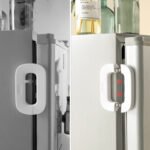 Child Safety Fridge Lock – Self Adhesive Baby Proof Lock for Refrigerator, Cabinets & Drawers | Strong, Easy Installation - Image 2