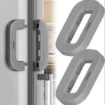 Child Safety Fridge Lock – Self Adhesive Baby Proof Lock for Refrigerator, Cabinets & Drawers | Strong, Easy Installation