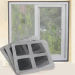 (Pack Of 10) Multifunctional Net Sticker Drainer Net For Bathroom – Kitchen Etc | Window Screen Repair Patches For Door Window - Image 11