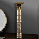 Metal Body Vintage T9 Hair Trimmer for Men – Professional USB Rechargeable Beard & Hair Cutting Machine | Precision Shaver with Powerful Motor - Image 7