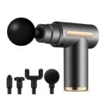 Professional Smart Percussion Massage Gun – High-Intensity Deep Tissue Muscle Massager With 4 Interchangeable Heads