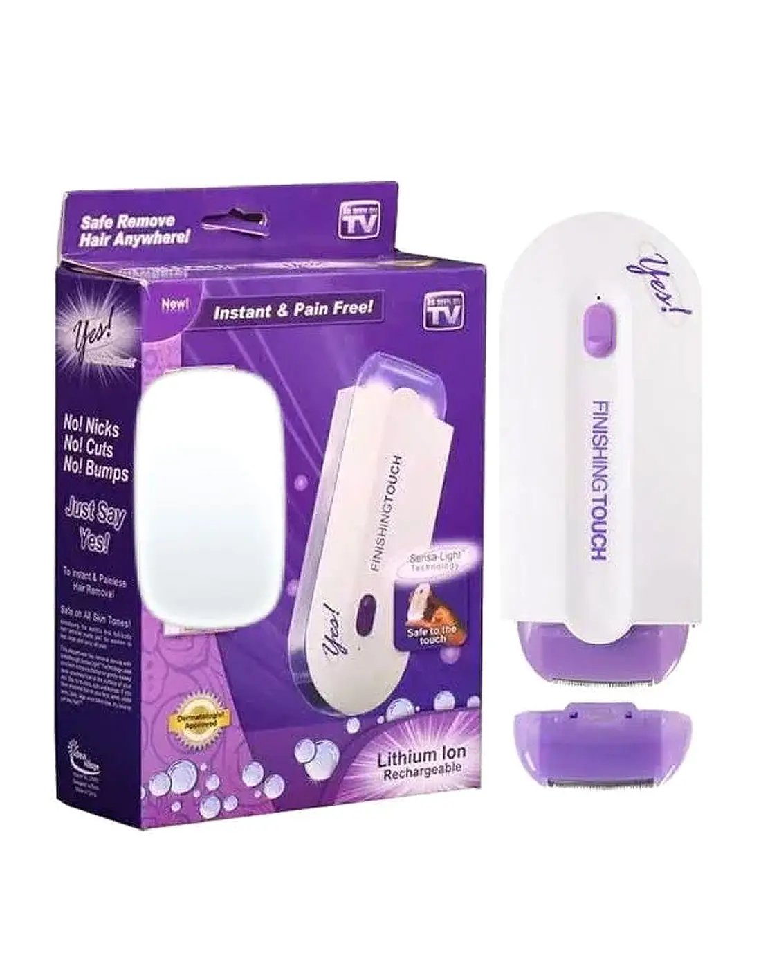 22eb001e92c9dbdbd5fcd81bf57a6df1 Rechargeable Yes Hair Remover Machine For Women | Finishing Touch Yes Hair Removal Tool For Smooth Skin Electric - Image 1