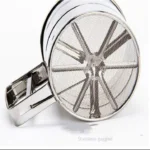 Flour Sifter Stainless Steel – Double Layer Fine Mesh Baking Sifter with One-Hand Press Crank for Cakes & Pastries - Image 6