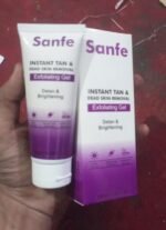 Sanfe Instant Tan & Dead Skin Removal Exfoliating Gel | Detan & Brightening Body Scrub | 100g - Image 3