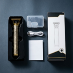 Vintage T9 Professional Hair Trimmer – Cordless Rechargeable Metal Hair & Beard Clipper