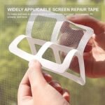 (Pack Of 10) Multifunctional Net Sticker Drainer Net For Bathroom – Kitchen Etc | Window Screen Repair Patches For Door Window - Image 3