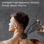 Professional Smart Percussion Massage Gun – High-Intensity Deep Tissue Muscle Massager With 4 Interchangeable Heads - Image 3