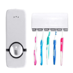 Automatic Toothpaste Dispenser With Toothbrush Holder Easy Use Bathroom Accessory - Image 4