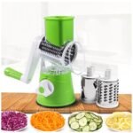 TableTop Drum Grater | Manual Vegetable Cutter Slicer & Grater | Multi-Functional Kitchen Gadget - High Quality (Random Color)