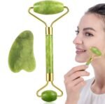 Flawless Jade Roller With Guasha (Marble Stone) Stimulates healthier skin - Image 6