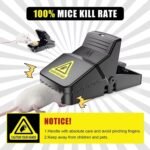 Durable Mouse Trap Pack Of 3 – Reusable Rodent Catcher For Home, Kitchen, And Office Use With Strong Spring Mechanism And Easy Setup - Image 4