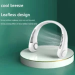 Mini Hanging Neck Fan High Wind 3 Speed Adjustable USB Charging Portable Quiet Super Long Life Outdoor Sports Office Camping (Random Color) - Image 3