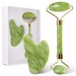 Jade Roller Facial Massager | Manual | With Gua Sha Tool | Natural Skincare | Relax & Refresh - Image 6