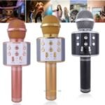 Bluetooth Microphone Karaoke Wireless Microphone Professional Speaker Handheld Microfone Player Singing Recorder Mic WS-858 KTV Microphone and Hifi Speaker - Image 2