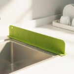 Silicone Sink Splash Guard for Kitchen – Adjustable Water Barrier