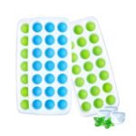 Ice Cube Trays For Freezer With Lid Pop Up Easy Release Flexible Silicone Bottom Durable And Convenient Ice Mold | Random Color - Image 3