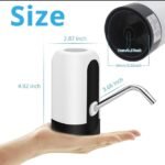 Automatic Electric Water Bottle Pump Dispenser – USB Rechargeable One-Touch Water Pump for Home, Office, Outdoor Use & Universal Gallon Bottles - Image 2