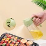 2 In 1 Oil Sprayer Bottle Kitchen Tool For Cooking Baking BBQ Easy Spray And Convenient Use - 400ML - Image 6