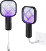 USB Rechargeable Mosquito Killer Racket | Portable Mosquito Repellent Racket With UV Light For Home Office Use - Image 5