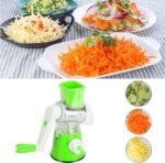 TableTop Drum Grater | Manual Vegetable Cutter Slicer & Grater | Multi-Functional Kitchen Gadget - High Quality (Random Color) - Image 4