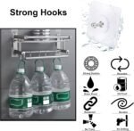 10-Pcs Self-Adhesive Wall Screws and Hanging Nails – Heavy-Duty Adhesive Wall Mount Hooks for Home and Office Use – No Drilling, Easy Installation for Hanging Frames, Keys, Towels, and More - Image 4