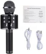 Bluetooth Microphone Karaoke Wireless Microphone Professional Speaker Handheld Microfone Player Singing Recorder Mic WS-858 KTV Microphone and Hifi Speaker - Image 6