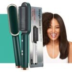 909 Hair Straightening Brush | Electric 2‑in‑1 Straightener & Curler | Heating Styling Comb | Quick 3‑Minute Styling - Image 2