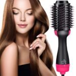 3-in-1 One Step Hot Air Brush Hair Dryer & Styler – Drying, Straightening & Volumizing Brush - Image 5