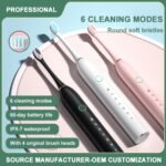 Rechargeable Electric Toothbrush With 2 Extra Heads |  USB Charging Rechargeable Total Washable Electronic Whitening Teeth Brush for Oral Care | Teethbrush - Image 4