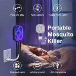 USB Rechargeable Mosquito Killer Racket | Portable Mosquito Repellent Racket With UV Light For Home Office Use - Image 2