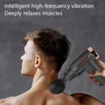 Professional Smart Percussion Massage Gun – High-Intensity Deep Tissue Muscle Massager With 4 Interchangeable Heads - Image 4