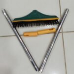 Broom Wiper 2 In 1 Dual Purpose Cleaning Tool With Strong Bristles And Built In Wiper Blade - Image 5