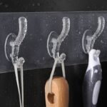 Seamless Heavy Duty Sticky Hooks | Double-Sided Adhesive | Transparent Waterproof Wall Hangers | Bathroom & Kitchen - Image 5