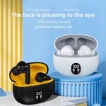 3.1 Special Edition Display Earbuds STEREO Wireless Bluetooth Earbuds With ANC | Mic in-Ear Headphones with LED Display | Type C Fast Charging | Bluetooth for Android/iPhone ( With Box - With Cable - Random Color ) - Image 5