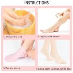 1 Pair Silicone Moisturizing Gel Foot Care Socks For Cracked Heels & Dry Skin Repair - Image 5
