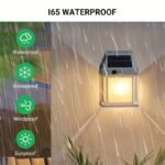 Solar Tungsten Filament Lamp Outdoor Waterproof Intelligent Induction Wall Lamp Courtyard Garden Villa Lighting(KT-666) - Image 3