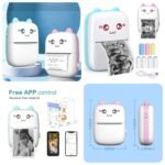 Mini Portable Pocket Thermal Printer – Wireless Receipt & Photo Printer (Random Color)