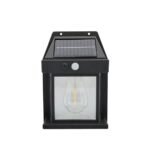 Solar Tungsten Filament Wall Lamp – Outdoor Intelligent Induction Light for Garden, Courtyard & Villa - Image 2