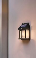 Solar Tungsten Filament Wall Lamp – Outdoor Intelligent Induction Light for Garden, Courtyard & Villa - Image 3