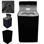 Single Washing Machine Cover - Parachute Type (High Quality) Waterproof (Random Color)