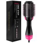 3-in-1 One Step Hot Air Brush Hair Dryer & Styler – Drying, Straightening & Volumizing Brush - Image 2