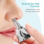 Mini Portable Stainless Steel Nose Hair Trimmer – Manual Safe Grooming Tool for Men & Women - Image 3