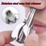 Mini Portable Stainless Steel Nose Hair Trimmer – Manual Safe Grooming Tool for Men & Women - Image 4