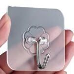 Transparent Self-Adhesive Wall Hooks – Strong Hold, No Drill, Damage-Free Hanging - Image 2
