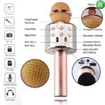 Bluetooth Microphone Karaoke Wireless Microphone Professional Speaker Handheld Microfone Player Singing Recorder Mic WS-858 KTV Microphone and Hifi Speaker - Image 5