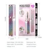 2 in 1 Eyebrow Trimmer and Shaver, Recebrow Removal Flawless Hair Remover 2 in 1 Hair Remover Trimmer For Women, Flawless Facial Machine Razor, Painless Eye (With Box ) - Image 2