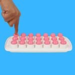 Ice Cube Trays For Freezer With Lid Pop Up Easy Release Flexible Silicone Bottom Durable And Convenient Ice Mold | Random Color - Image 4