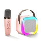 K12 Portable Speaker With Mic | Karaoke Microphone With Speaker | Portable Wireless Bluetooth Speaker - Image 3